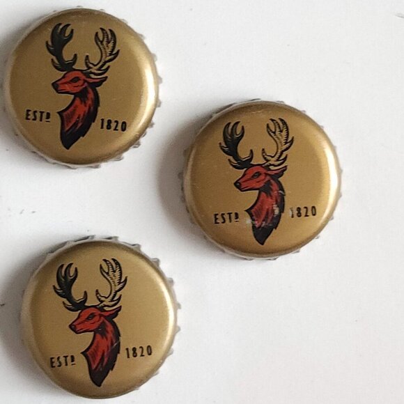 ALEXANDER KEITH'S FINE BEERS BOTTLE OPENER WITH 3 BOTTLE CAPS LOT - Picture 3 of 4